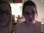 2 Nerdy Glassed teeny Fool Around And Tease Naked On live sex