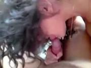 perky boobs Car chick giving head Until cum in mouth