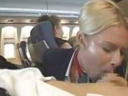 Stewardess cock licking Part 2