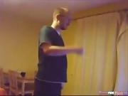 Couple Plays A Striptease Game With A Nintendo Wii