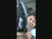big fat butt latin pussy Sucks Her BFs Cock In His Car