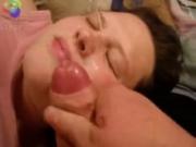 dark hair chick teen Sucks Cock POV And Gets A Sticky babe gives head