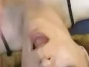 Jerking off on her face
