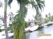 Busty Latin Chick Gets Her Titties Played