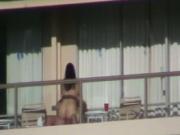 Daredevil Couple Thinks Nobody Can See Them Fucking On The Balcony