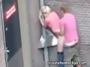 Quik fuck in public