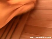 Little Caprice and Sabrina Blond kissing finger fucking in sauna