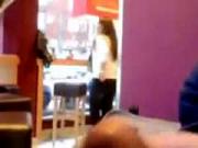 Caught Masturbating In A Coffee Shop