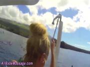 Lesbian masseuse has oral