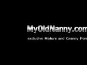 Teen and lesbo granny play