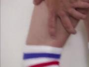 Lovely petite blonde teen sucked her mans big dick