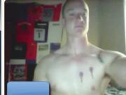 Massive Military Guy Jacking Off on Cam