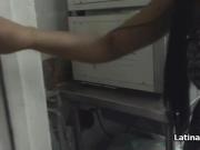 Bigtit fucked in waitress kitchen