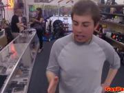 Pawnshop jock baited and double facialized