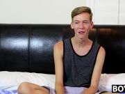 Interview with a new adorable sexy twink Tyler Thayer