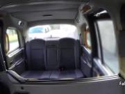 Sexy blonde got cumshot in taxi