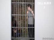 Huge black man fucking a whiteboi in the prison