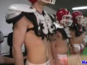 Straight jocks humiliated with naked workout