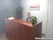 Gayoffice receptionist fucked by hunky mechanic