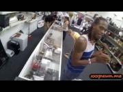 Guy pawns his girlfriends pussy for money at the pawn shop