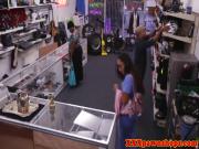 Real latina nurse sells panties to a pawnshop