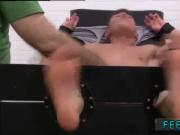 Hot young gay twink feet Sebastian Tied Up & Tickled