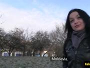 Pulled Moldavian babe fucked and cumsprayed