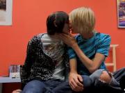 Miles Pride taking a great anal fuck from Preston Andrews