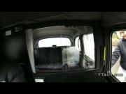 Hungarian blonde anal fucked in fake taxi