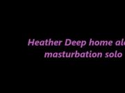 Heather Deep 1st Shower deep throat cum swallow