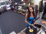 Hot amateur pawns her vinyl and pounded