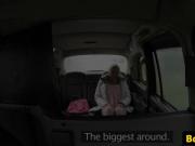 Massivetits taxi brit fucked on backseat