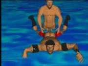Gay cartoon couple fuck while traveling over the world