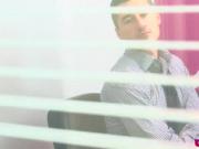 British office hunk rimming and assfucking