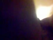 Ebony pisses on the floor