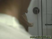 Sexy gay Jesse Jacobs is peeping on Austin Parker as he showers and