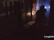 POV threesome in the locker room