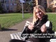 Babe Nikky is fucked by a horny dude with a camera for cash