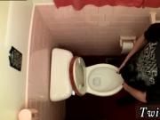 Two gay boy pissing on the chest Unloading In The Toilet Bowl