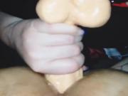My boyfriend loves my big cock!