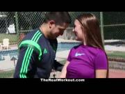 TheRealWorkout - Kimber Lee Gets Drilled By Her Soccer Coach!