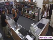 Big butt amateur nailed at the pawnshop