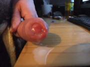 Close up cum 3