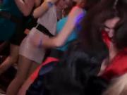 European amateur pussyfucked on dancefloor