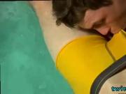 Bodybuilder vs twink gay sex first time Undie 4-Way - Hot Tub Action