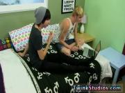 Emos twink porn Kyler gets a raw throat from the face-fucking before he