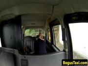 Busty euro chick pov dicksucking in cab