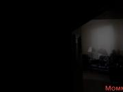 Cute lesbo teen rubs cunt