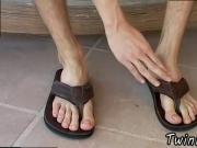 Emo mens feet gay Ryan And His Cummy Sandals