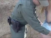 Sneaky stripper screwed by pervert border patrol officer